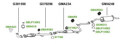 Система выпуска ОГ GT Exhaust 1123