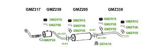 Система выпуска ОГ GT Exhaust 1198