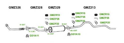 Система выпуска ОГ GT Exhaust 1206