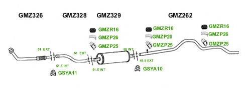 Система выпуска ОГ GT Exhaust 1210