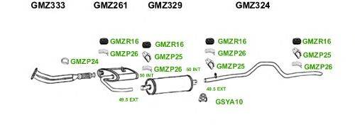 Система выпуска ОГ GT Exhaust 1220