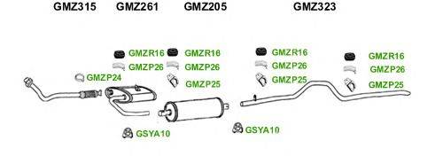 Система выпуска ОГ GT Exhaust 1224