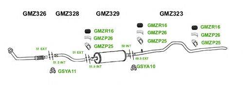 Система выпуска ОГ GT Exhaust 1226