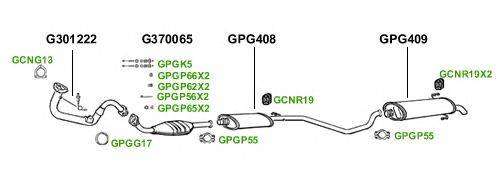 Система выпуска ОГ GT Exhaust 1581
