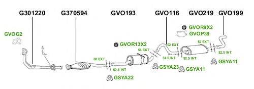 Система выпуска ОГ GT Exhaust 2976