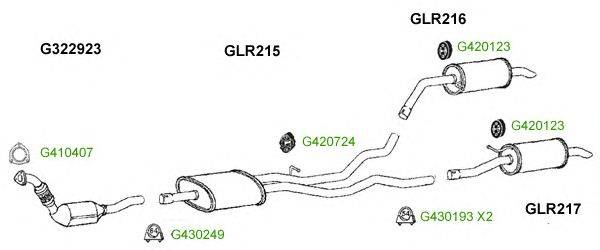 Система выпуска ОГ GT Exhaust 8289
