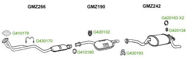 Система выпуска ОГ GT Exhaust 8389