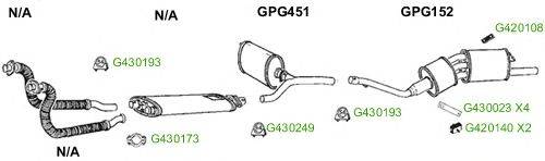 Система выпуска ОГ GT Exhaust 8697