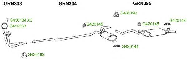 Система выпуска ОГ GT Exhaust 9035