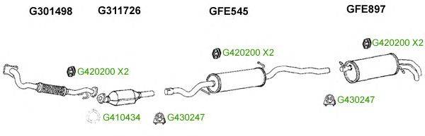 Система выпуска ОГ GT Exhaust 9333