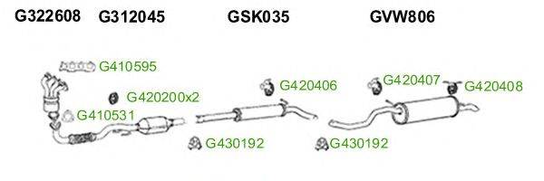 Система выпуска ОГ GT Exhaust 9819