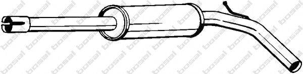 Средний глушитель выхлопных газов BOSAL 233-637