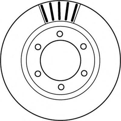 Тормозной диск LUCAS DF4115