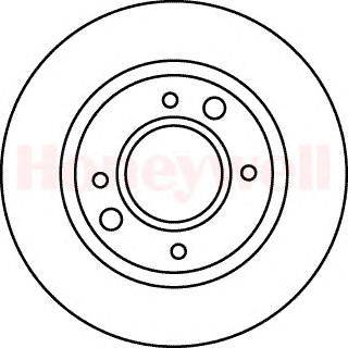 Тормозной диск BENDIX 561065B