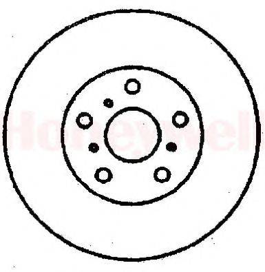 Тормозной диск BENDIX 561427B