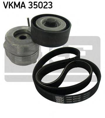 Поликлиновой ременный комплект SKF VKMA 35023