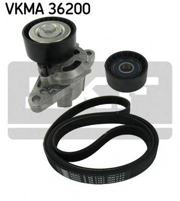 Поликлиновой ременный комплект SKF VKMA36200