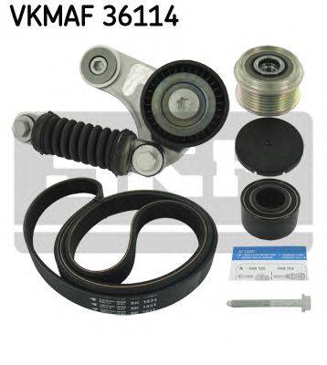 Поликлиновой ременный комплект SKF VKMAF 36114