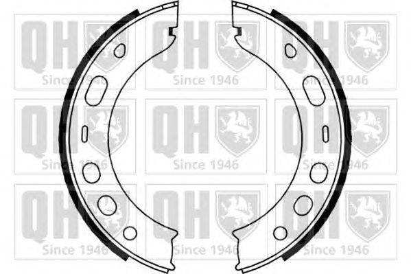 Комплект тормозных колодок, стояночная тормозная система QUINTON HAZELL BS1160
