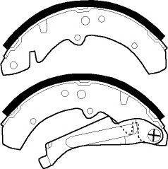 Комплект тормозных колодок LPR 00100