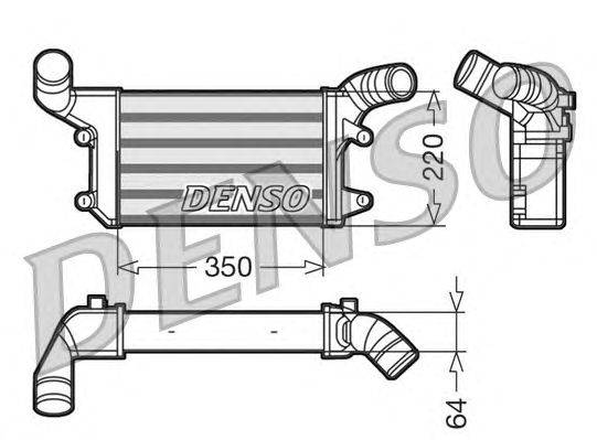 Интеркулер DENSO DIT45002