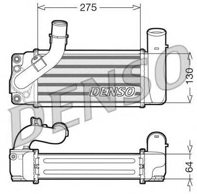 Интеркулер DENSO DIT50001