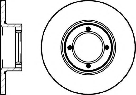 Тормозной диск MINTEX MDC292