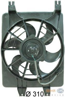 Вентилятор, конденсатор кондиционера HELLA 8EW 351 034-561