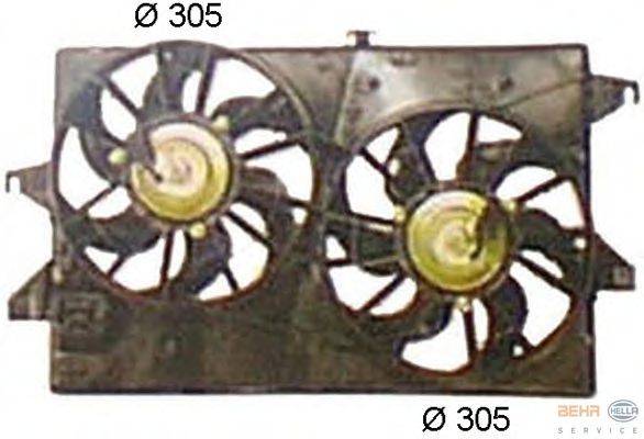 Вентилятор, охлаждение двигателя HELLA 8EW351044441