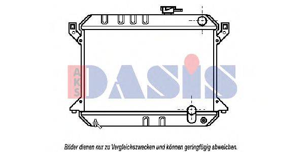 Радиатор, охлаждение двигателя AKS DASIS 30031
