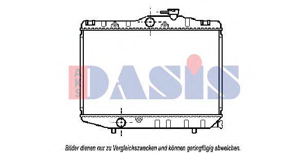 Радиатор, охлаждение двигателя AKS DASIS 3209001