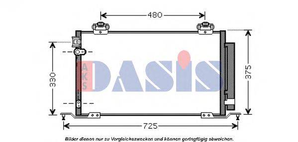 Конденсатор, кондиционер AKS DASIS 212041N