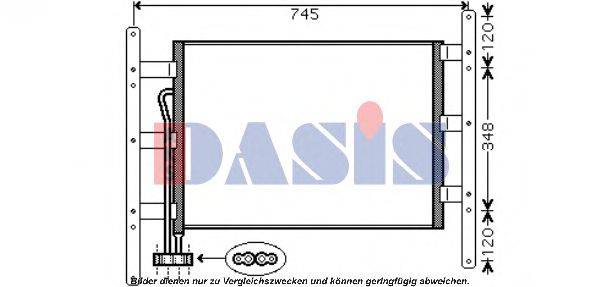 Конденсатор, кондиционер AKS DASIS 262260N