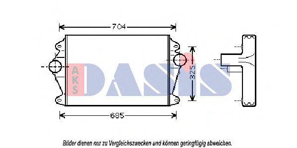 Интеркулер AKS DASIS 267300N