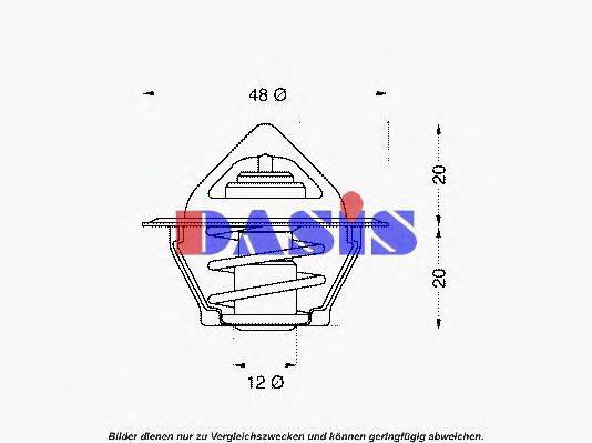 Термостат, охлаждающая жидкость AKS DASIS 301787D2