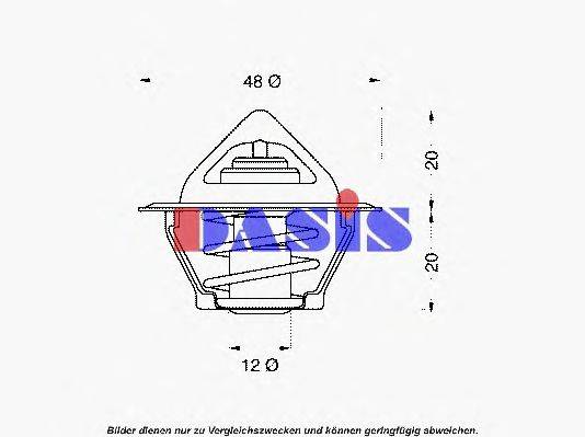 Термостат, охлаждающая жидкость AKS DASIS 301780