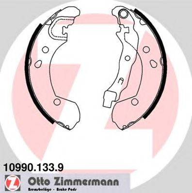 Комплект тормозных колодок ZIMMERMANN 109901339