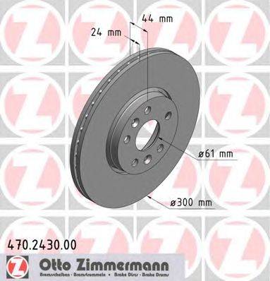 Тормозной диск ZIMMERMANN 470.2430.00