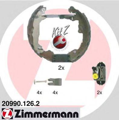 Комплект тормозных колодок ZIMMERMANN 20990.126.2