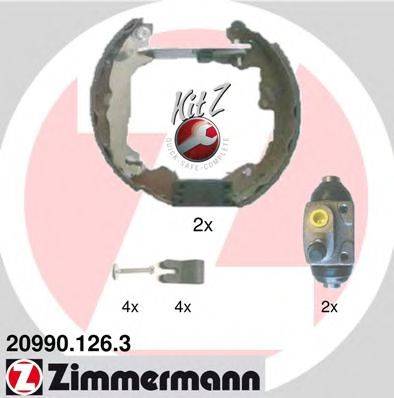 Комплект тормозных колодок ZIMMERMANN 20990.126.3
