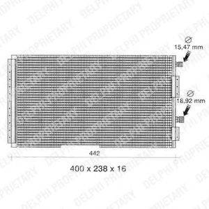 Конденсатор, кондиционер DELPHI TSP0225260