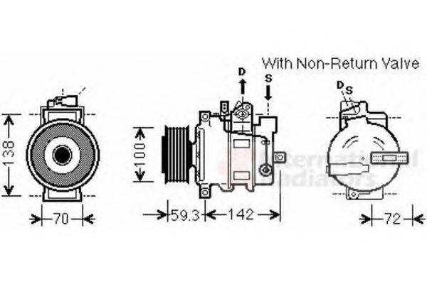 Компрессор, кондиционер SCHLIECKMANN 6003K334