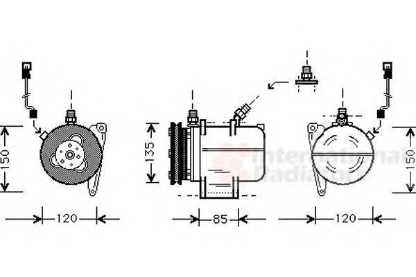 Компрессор, кондиционер SCHLIECKMANN 6006K016