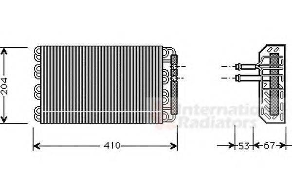 Испаритель, кондиционер SCHLIECKMANN 6006V019