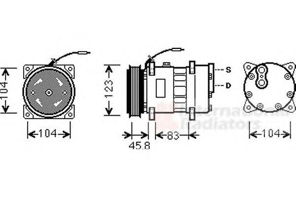 Компрессор, кондиционер SCHLIECKMANN 6043K435