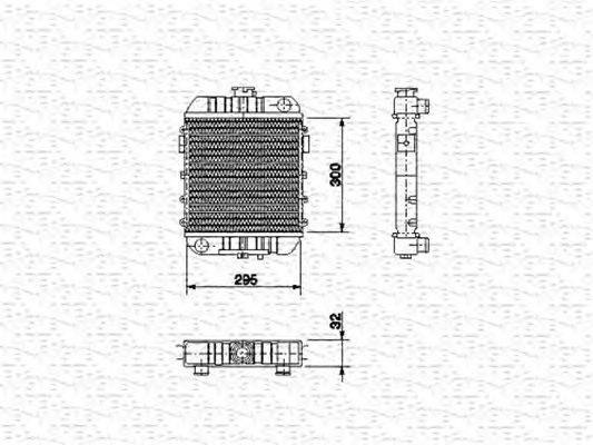 Радиатор, охлаждение двигателя AKS DASIS 150070
