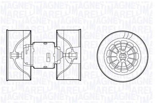 Электродвигатель, вентиляция салона MAGNETI MARELLI 069412660010