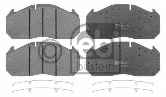 Комплект тормозных колодок, дисковый тормоз FEBI BILSTEIN 16562