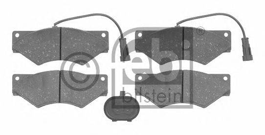 Комплект тормозных колодок, дисковый тормоз FEBI BILSTEIN 16599