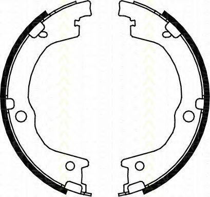Комплект тормозных колодок, стояночная тормозная система TRISCAN 8100 18006